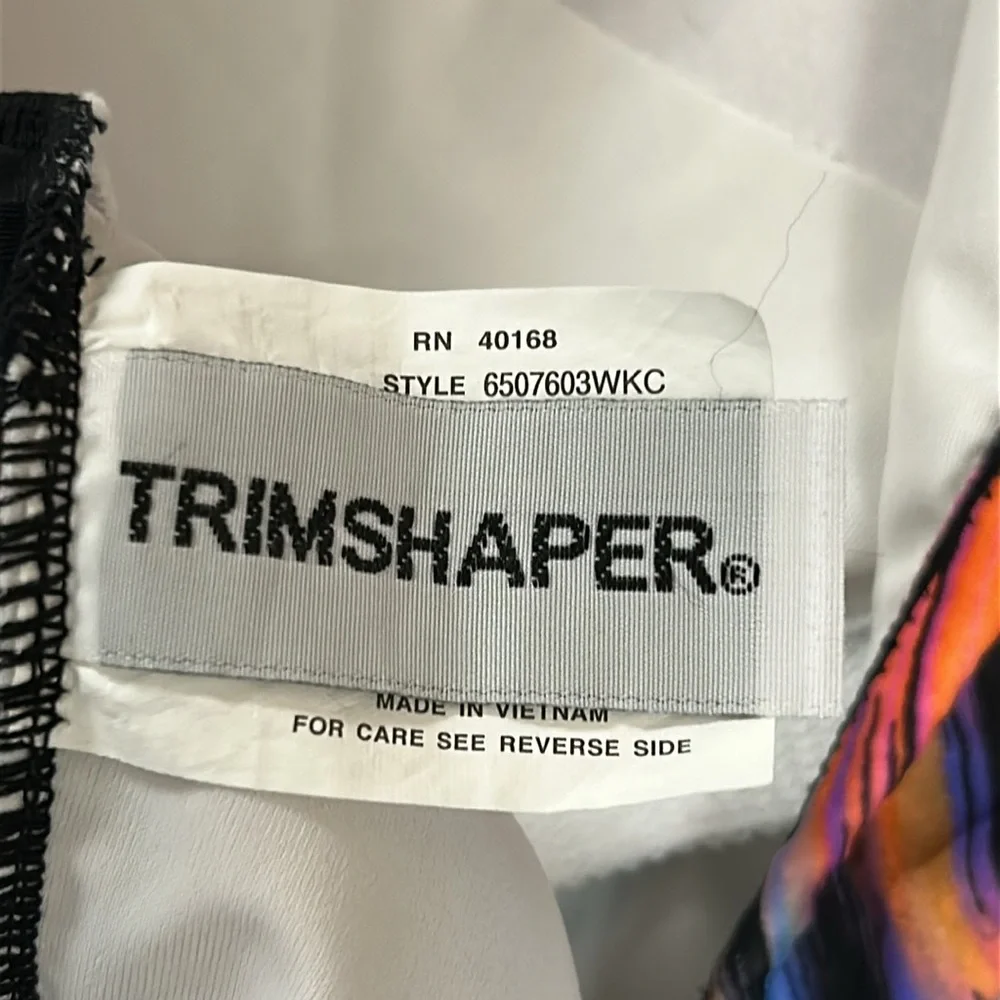 Trimshaper Multi Color One piece Swim Suit (20W)